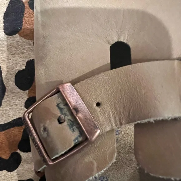 Birkenstock Tan Leather Clogs - Picture 3 of 5